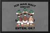 Ich mag halt einfach Enten, ok? Witzige Enten Fußmatte - Produktbild-Vorschau 1