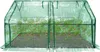 A double-section greenhouse with tomato plants inside. Náhled obrázku produktu