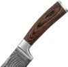 Wakoli EDIB Damasceński nóż santoku I 17cm ostrze wykonane Podgląd zdjęcia produktu 7