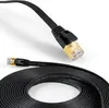 Flache CAT 7 LAN Kabel Slim RJ45 Ethernet Schwarz 1,5m bis Produktbild-Vorschau 3