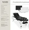 tectake 3 Zonen Massageliege - Aluminium Gestell - 5cm Produktbild-Vorschau 5