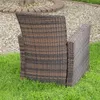 Lounge Sessel aus Poly Rattan Garten Terrassen Sessel Produktbild-Vorschau 5