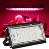 A grow light and a floodlight are shown in front of a pink background with some leaves. Produktbild-Vorschau