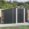vidaXL Abri de jardin anthracite 277x93x179 cm Acier Voir les images du produit 1