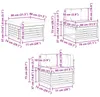 Möbel Outdoor-Sofagarnitur mit Kissen 8 pcs Natur und Produktbild-Vorschau 8