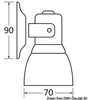 Faro halógeno Deluxe, 12 V, 10 W, Osculati, modelo Vista previa de la imagen del producto 2