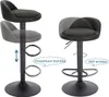 EUGAD Barhocker 2er Set, 360° Drehstuhl, höhenverstellbar, Produktbild-Vorschau 6