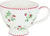 Tasse à thé Greengate BERRY blanche avec fraises Tasse en Voir les images du produit 1