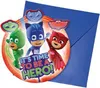 PJ MASKS Cartes d'invitation 6 pièces Voir les images du produit 4