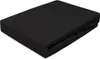 A black fitted sheet is folded and placed on a white surface. Náhled obrázku produktu
