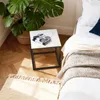 tectake® Beistelltisch Alysia Marmoroptik, quadratisch Produktbild-Vorschau 8