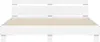 vidaXL Sommier avec tête de lit Blanc 160x200 cm Bois Voir les images du produit 4