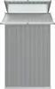 vidaXL Tuinhuis, grijs, 270x130x208,5 cm, verzinkt staal Productafbeelding-voorbeeld 5