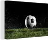 MuchoWow® - Leinwandbilder - Fußball auf der Wiese, Produktbild-Vorschau 1