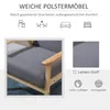 Silla de comedor HOMCOM con reposabrazos, sillón de relax, Vista previa de la imagen del producto 5
