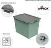 Rotho Aufbewahrungsbox mit Rollen 70L COMPACT ECO - Produktbild-Vorschau 3