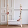 Kindergarderobe aus Holz und Weiß mit Schublade LOU Produktbild-Vorschau 2