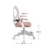 MARK ADLER Junior 4.5 Rosa | Verstellbarer Drehstuhl für Produktbild-Vorschau 11