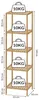 Casaria Scaffale per bagno in bambù 5 ripiani cucina Anteprima dell’immagine prodotto 8