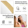 Koonmi 50 cm Großer Spiegel Rund Gold, Runder Spiegel Produktbild-Vorschau 4