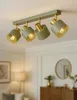 LUXOLAR - LED Deckenleuchte 4-flammig Green/Gold E27 60W - Produktbild-Vorschau 4