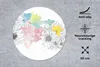 MuchoWow® Mauspad Mousepad Illustration eines Blumenmusters Produktbild-Vorschau 2