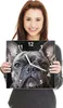 Wanduhr aus Glas mit Motiv Bulldoggenportrait- 30 x 30 cm - Produktbild-Vorschau 4