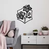 Wallity, Orchid - L, Dekoratives Wandaccessoire aus Metall, Produktbild-Vorschau 2