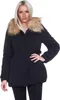 Damen Winterjacke Fellimitat Langarm Jacke Outerwear; Produktbild-Vorschau 3