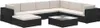 vidaXL 8-tlg. Set de salon de jardin avec auflagen Poly Voir les images du produit 1