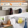 Skladací sušiak na prádlo na upevnenie na stenu, 80 cm, Náhľad obrázku produktu 6