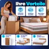 FLEXX Kaltschaum Matratze 140x200 cm mit 3D Memory Foam - 7 Produktbild-Vorschau 4