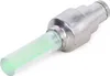 A single green bicycle valve light with a silver metal cap, isolated on a white background. Náhľad obrázku produktu