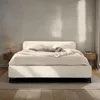 Polsterbett LAVORO Einzelbett 140x200, cremeweiß - Bett mit Produktbild-Vorschau 7