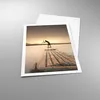 Poster - Poster ohne Rahmen - Floß Westen die Sonne - Produktbild-Vorschau 3