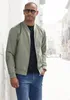JOHN DEVIN Bomberjacke / Blouson mit Rippkragen khaki Größe Produktbild-Vorschau 3