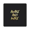MuchoWow® Mauspad Mousepad Zitat - Kreativ - Gold - Schwarz Produktbild-Vorschau 1