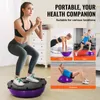 A collage showing a woman performing a squat on a balance ball trainer, and smaller images of people using the trainer in different settings (home, gym, outdoors). Produktbild-Vorschau