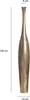 WOHNLING Wazon Dekoracyjny BOTTLE L 100 cm Aluminiowy Złoty Podgląd zdjęcia produktu 3
