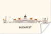 MuchoWow® Poster Budapest - Europa - Skyline 120x80 cm - Produktbild-Vorschau 1