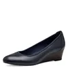 Tamaris Damen Pumps Leder Keilabsatz TOUCHit Fußbett Produktbild-Vorschau 4