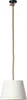 Pendelleuchte 1-flammig HxØ 130x35 cm natur/weiß Produktbild-Vorschau 1