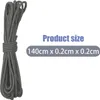 A coiled gray rope is shown next to text indicating product size. Podgląd zdjęcia produktu