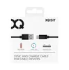 Xqisit Cable Coton Usb C 3.0 Czarny/Black 1.8M 27749 Voir les images du produit 2