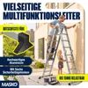 MASKO® Leiter Aluminium 6in1 Mehrzweckleiter Anlegeleiter Produktbild-Vorschau 2