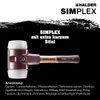 HALDER SIMPLEX Schonhammer Ø 80 mm Superplastik kurzer Produktbild-Vorschau 5