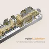 A cutaway view of a shower valve system, highlighting its internal components. Produktbild-Vorschau