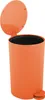 An orange pedal bin with its lid open, shown against a white background. Náhľad obrázku produktu
