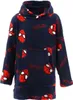 Marvel Spiderman Kinder Fleece Bademantel – Dunkelblau / Produktbild-Vorschau 1