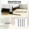 Outsunny Gartenschrank Holz extra hohe Geräteschuppen mit Produktbild-Vorschau 7